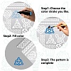 Stainless Steel Metal Cutting Dies Stencils DIY-WH0289-107-4