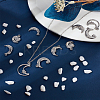 10Pcs 5 Styles 304 Stainless Steel Pendants STAS-BBC0006-88-3