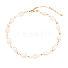 Bohemian Summer Beach Vacation Ocean Natural Cowrie Shell & Faux Pearl Beaded Necklaces HB1516-6