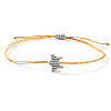 Braided Wax Cord Bracelets for Women ET6081-5-1