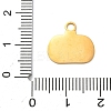 304 Stainless Steel Enamel Halloween Theme Charms STAS-Z164-03G-07-3