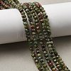 Dyed Natural Malaysia Jade Rondelle Beads Strands G-E316-2x4mm-43-7