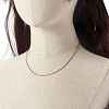 Non-Tarnish 316 Surgical Stainless Steel Venetian Chain Necklaces NJEW-JN03638-4