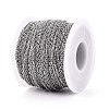 Tarnish Resistant 304 Stainless Steel Cable Chains CHS-R002-0.4mm-2