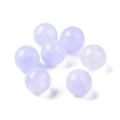 Opaque Acrylic Beads OACR-E014-19B-07-1