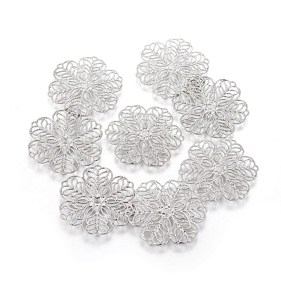 Tarnish Resistant 304 Stainless Steel Filigree Joiners STAS-G192-15P-1