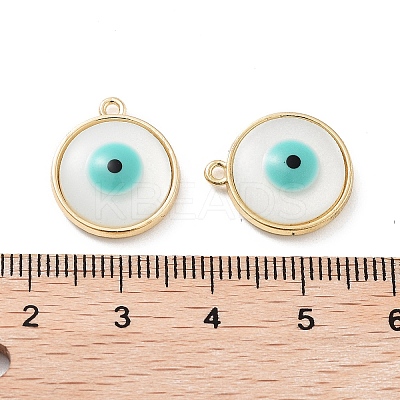 Rack Plating Alloy Enamel Pendants FIND-C050-11G-1