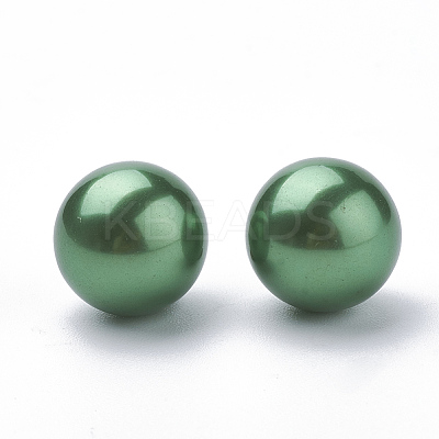 Eco-Friendly Plastic Imitation Pearl Beads MACR-S277-3mm-C-1