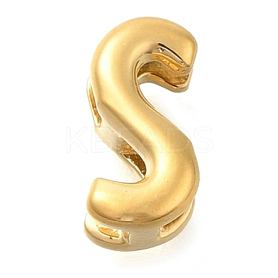 Ion Plating(IP) 304 Stainless Steel Slide Charms STAS-B075-37G-S-1