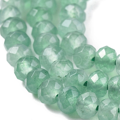 Dyed Natural Malaysia Jade Rondelle Beads Strands X-G-E316-2x4mm-40-1
