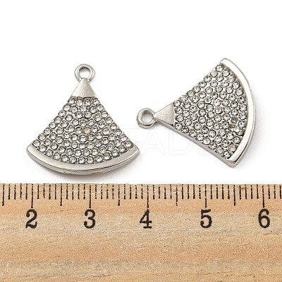 Alloy Rhinestone Pendant FIND-A039-18P-1