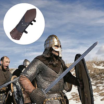 Imitation Leather Arm Guard AJEW-WH0542-64-1