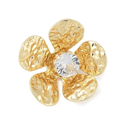 Brass Micro Pave Cubic Zirconia Pendants LS-KK-M326-09G-1