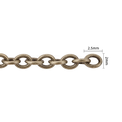 5M Soldered Brass Cable Chains CHC-PH0001-05AB-FF-1