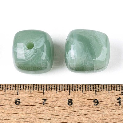 Opaque Acrylic Beads OACR-ZX006-33I-1