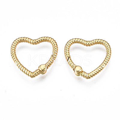 Brass Spring Gate Rings KK-Q769-002-NF-1