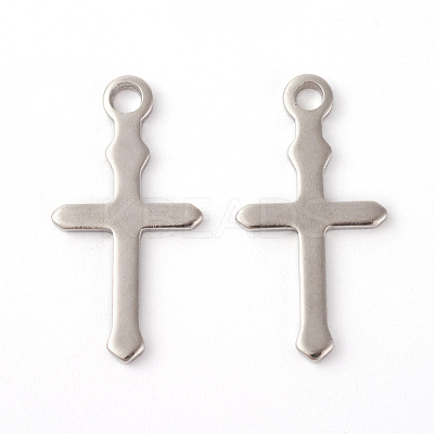Tarnish Resistant 201 Stainless Steel Pendants STAS-F192-067P-1
