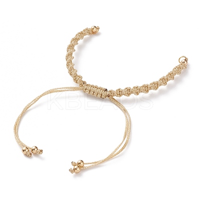 Adjustable Polyester Braided Cord Bracelet Making AJEW-JB00848-07-1