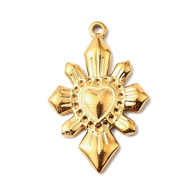 304 Stainless Steel Pendants LS-STAS-H482-02G-1