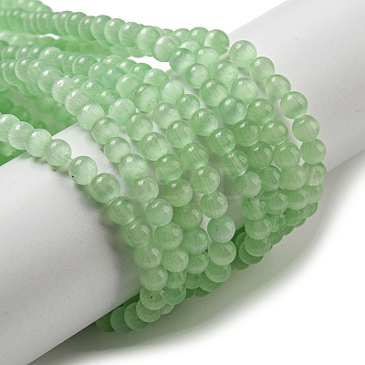 Cat Eye Beads Strands CE-F022-4mm-20-1