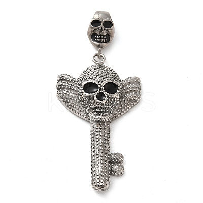 Halloween 304 Stainless Steel Enamel Pendants STAS-Q317-05B-AS-1