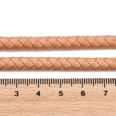 Braided Leather Cord with Core WL-F009-6mm-02-1