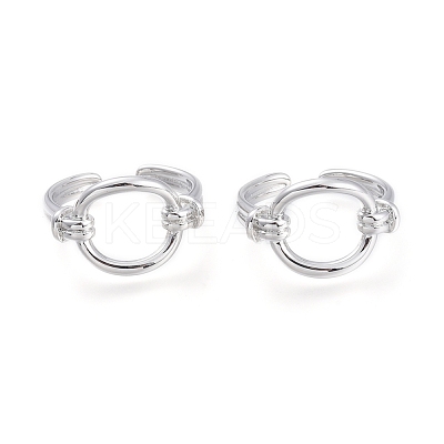Brass Cuff Rings RJEW-F103-01-P-1