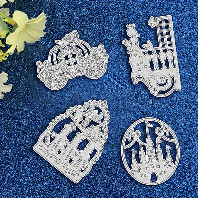 Fairy Tale Carbon Steel Cutting Dies Stencils DIY-DM0001-023-1