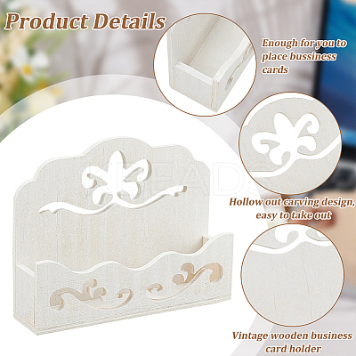 Wood Name Card Holder ODIS-WH0038-114A-1