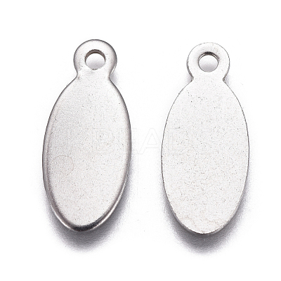 Tarnish Resistant 201 Stainless Steel Stamping Blank Tag Pendants STAS-F207-29P-1