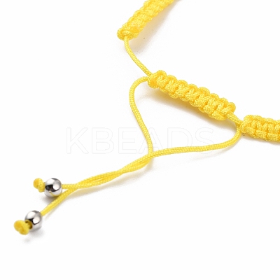 Adjustable Nylon Thread Braided Bead Bracelets Sets BJEW-JB05959-1