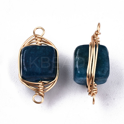 Natural Agate Links Connectors G-T131-99A-1