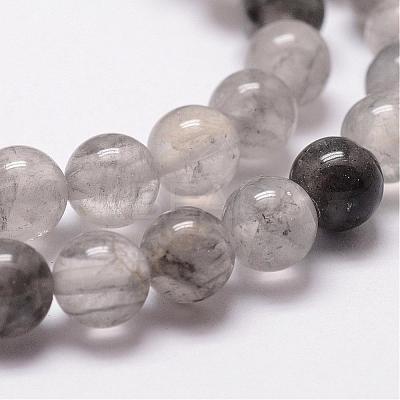 Natural Cloudy Quartz Beads Strands G-D840-69-10mm-1