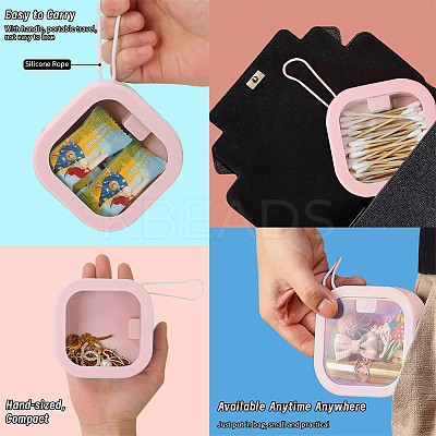 Multifunctional Plastic Pocket-Sized Push Switch Organizers Case CON-WH20006-004C-1