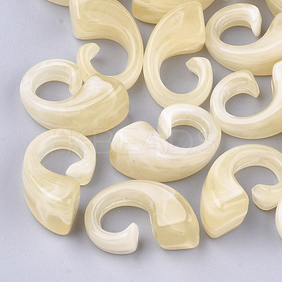 Acrylic Beads OACR-S021-11I-1