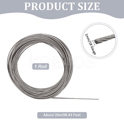 304 Stainless Steel Wires TWIR-WH0148-24-1