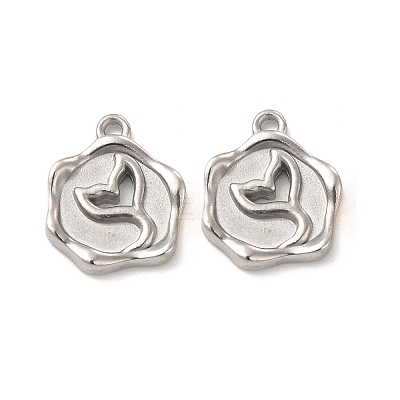 Non-Tarnish 304 Stainless Steel Pendants STAS-F284-16P-1