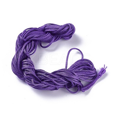 Nylon Braided Cord NWIR-WH0007-A02-1