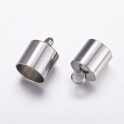Tarnish Resistant 304 Stainless Steel Cord Ends STAS-P161-06-10mm-1