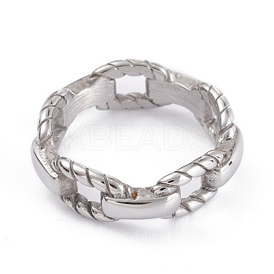 Tarnish Resistant Unisex 304 Stainless Steel Finger Rings RJEW-K233-03-P-1