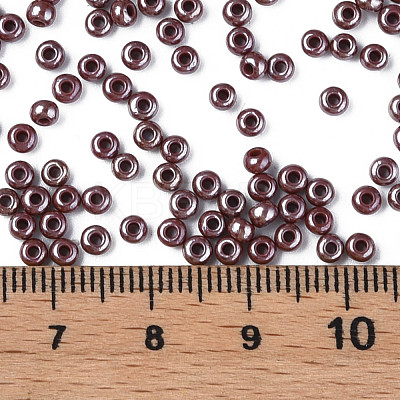8/0 Czech Opaque Glass Seed Beads SEED-N004-003A-14-1