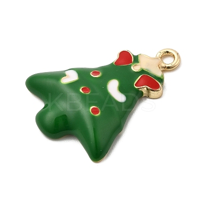 Christmas Alloy Enamel Pendants FIND-Z103-03G-04-1