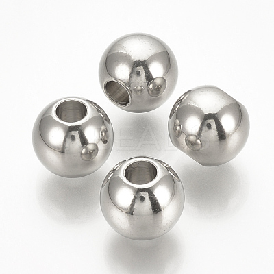 Non-Tarnish 304 Stainless Steel Beads X-STAS-S076-76B-1