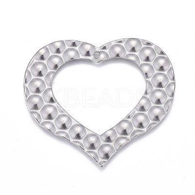 Non-Tarnish 304 Stainless Steel Hollow Pendants LS-STAS-F249-06P-1