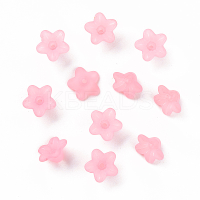 Transparent Acrylic Beads X-PL554-02-1