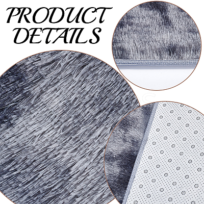 Polyester Fiber Rugs DIY-WH20007-837B-1