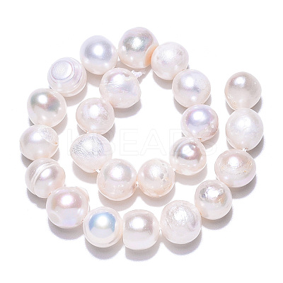 Natural Cultured Freshwater Pearl Beads Strands PEAR-N013-08G-01-1