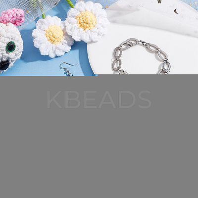 Alloy Enamel Pendant Locking Stitch Markers HJEW-AB00144-1