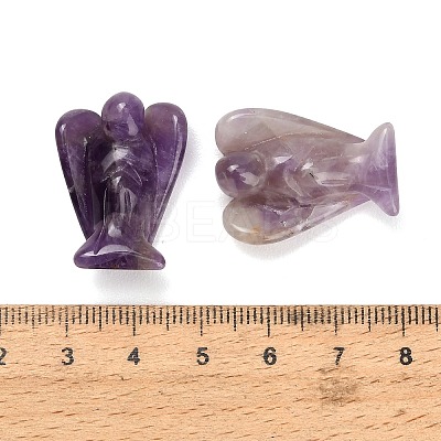 Natural Amethyst Gemstone Carved Angle Figurines GG-CBA8396-A09-1