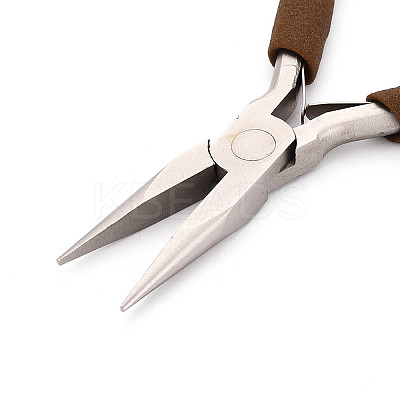 55# Steel Needle Nose Pliers with Non-Slip Comfort Grip Handles TOOL-N008-13-1